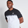 11 Degrees Double Taped T-Shirt - Black/White