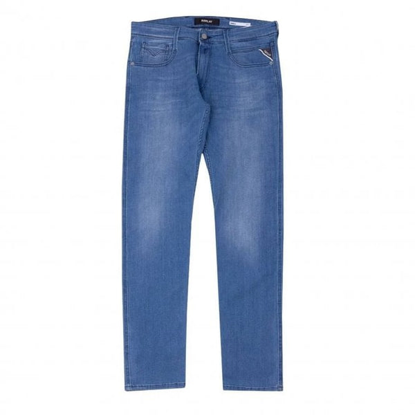 Replay Slim Anbass Stretch Blue Denim Jeans M914Y.41A.568.007