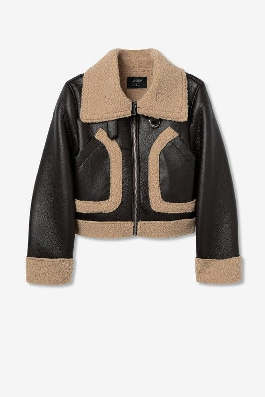 Tiffosi Math Jacket - Chocolate Brown