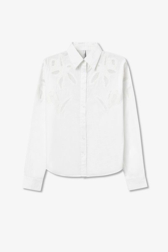 Tiffosi Quinn Blouse - Star White