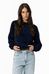 Tiffosi Mango Chenille Knit - Dark Navy