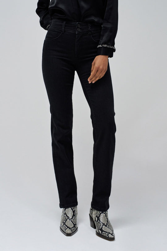 Salsa Secret Straight Jeans - Black 21008674