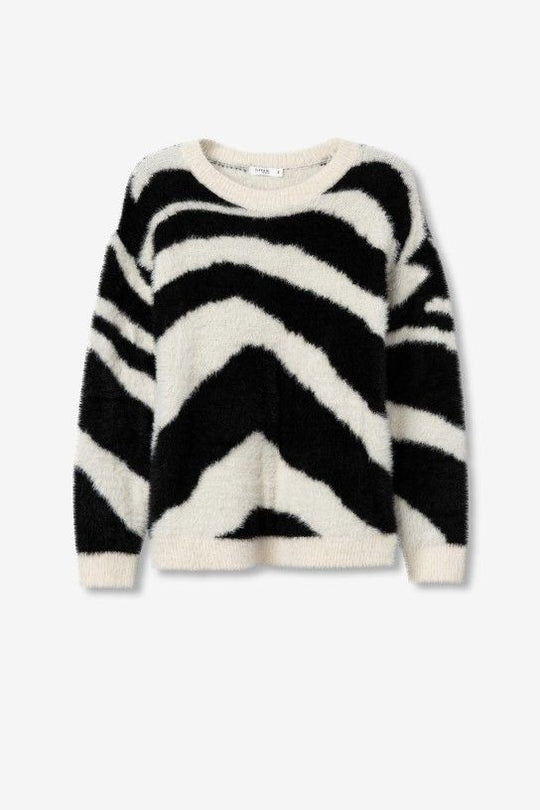 Tiffosi Zebra Knit Jumper - Black
