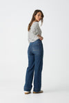 Tiffosi Olivia Straight Leg Jeans - Dark Blue