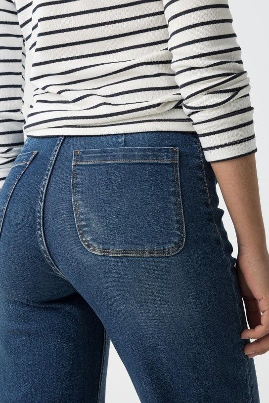 Tiffosi Olivia Straight Leg Jeans - Dark Blue