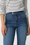 Tiffosi Olivia Straight Leg Jeans - Dark Blue