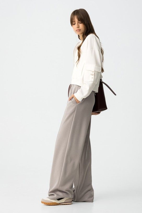 Tiffosi Valentina Trouser - Gray