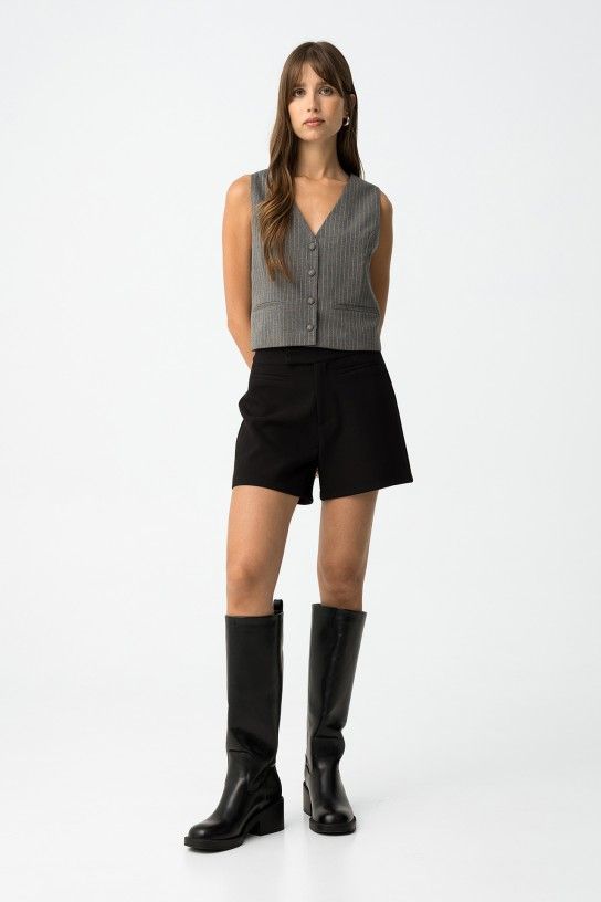 Tiffosi Riley Waist Coat - Grey