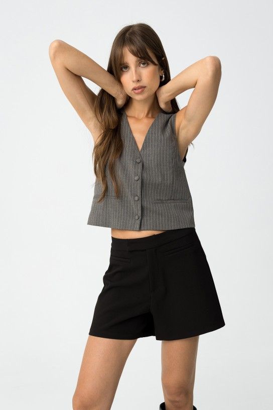 Tiffosi Riley Waist Coat - Grey