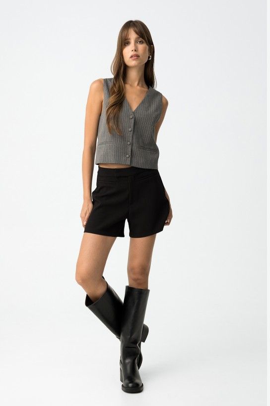 Tiffosi Riley Waist Coat - Grey