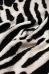 Tiffosi Breton Scarf Black/Zebra Print