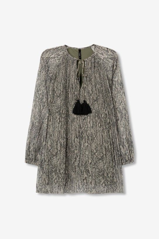 Tiffosi Pop Dress - Patina grenn