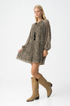 Tiffosi Pop Dress - Patina grenn