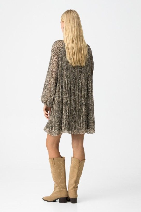 Tiffosi Pop Dress - Patina grenn