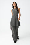 Tiffosi Riley Trouser - Grey/White Stripe