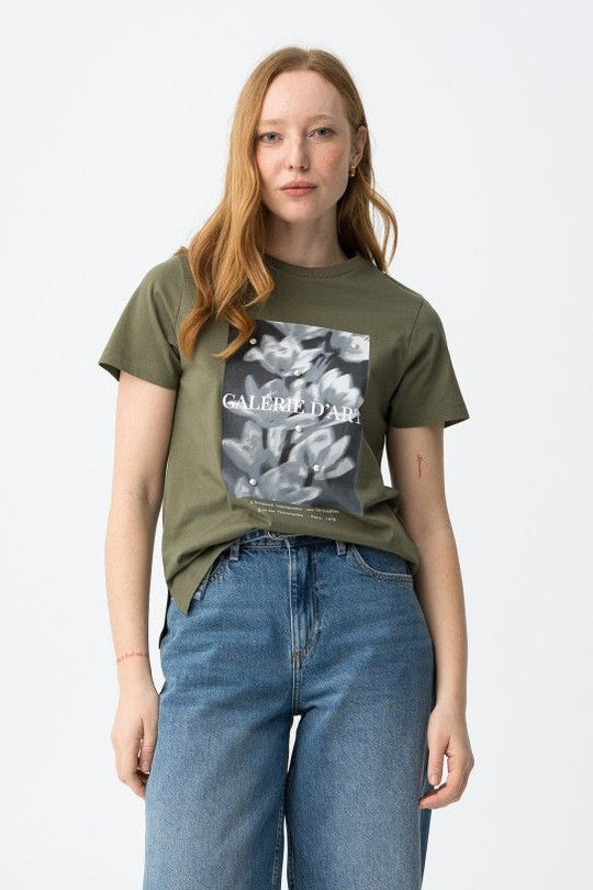 Tiffosi Vulpix T Shirt - Patina Green