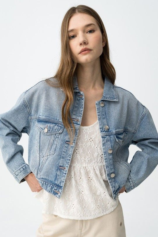 Tiffosi Julien Denim Jacket - Light Blue Denim