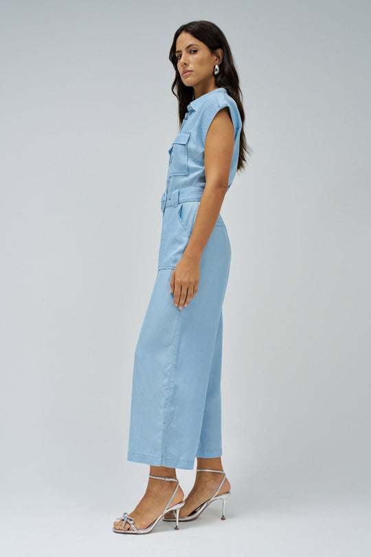 Salsa Denim Jumpsuit - Light Denim