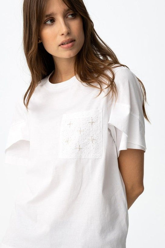 Tiffosi Alina T Shirt - White