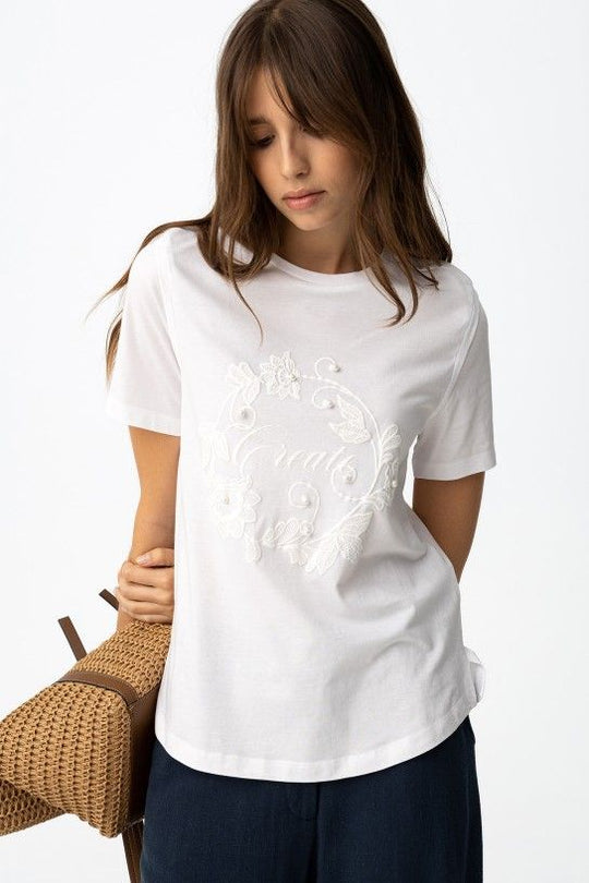Tiffosi Angel T Shirt - 110 Star White