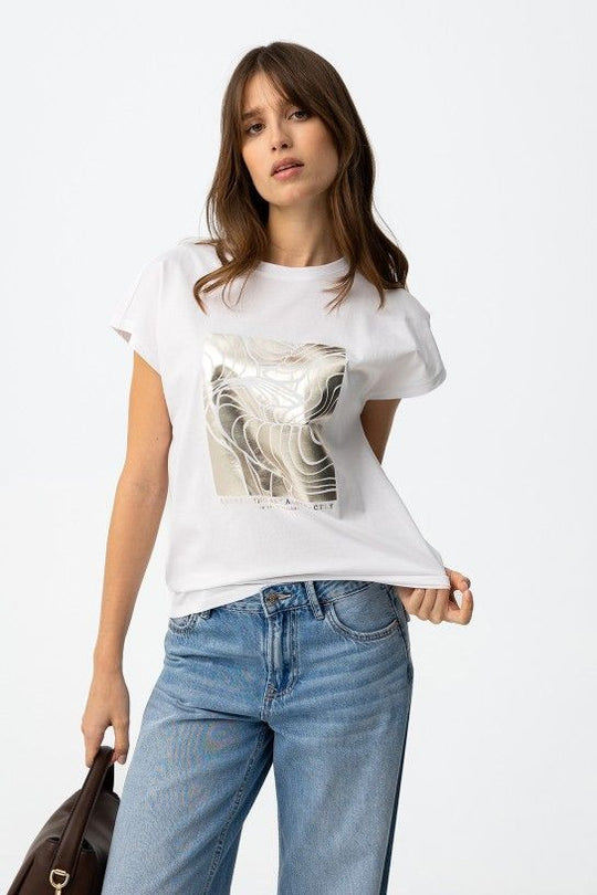 Tiffosi Madrid T Shirt - White