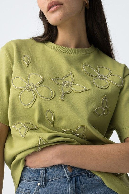 Tiffosi Chikorita T Shirt - Cedar Green
