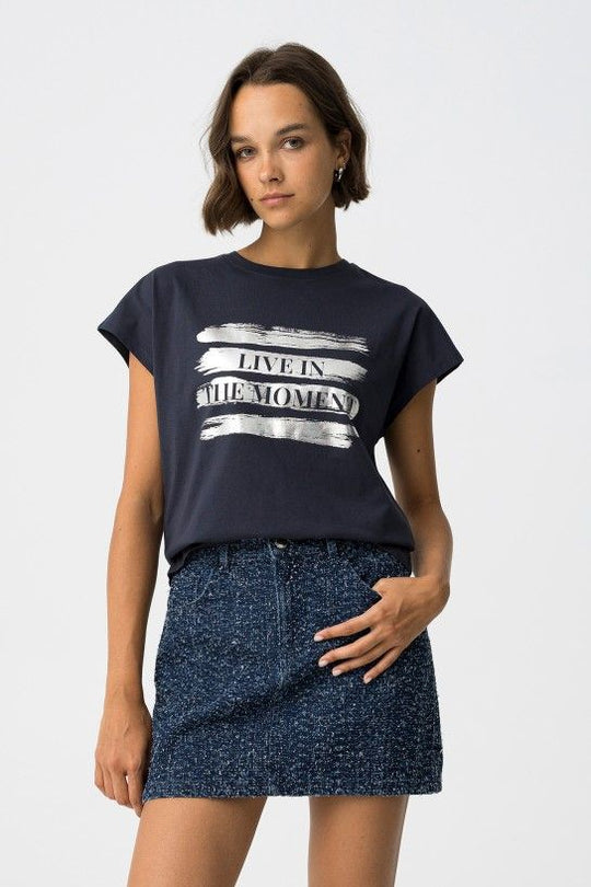 Tiffosi Madrid T Shirt - Lyons Blue