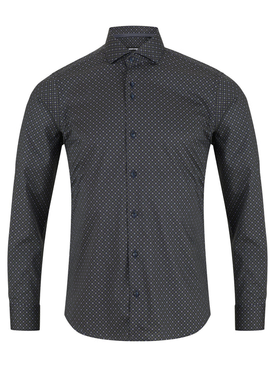 Remus Uomo Kirk/Slim Shirt - Dark Navy 13073/79