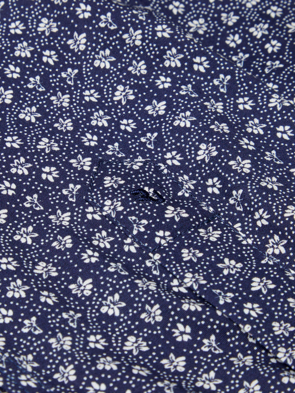 Remus Uomo Kirk/Slim Shirt - Navy 13075/28