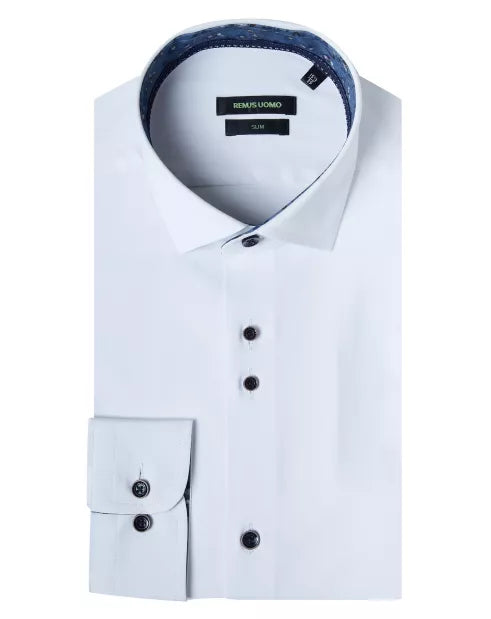 Remus Uomo Kirk/Slim Shirt - White 13139/01