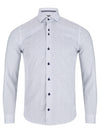 Remus Uomo Frank Tapered Shirt - Navy & White 13165/18