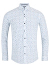 Remus Uomo Smart Casual Shirt 13172-18 - White/Navy