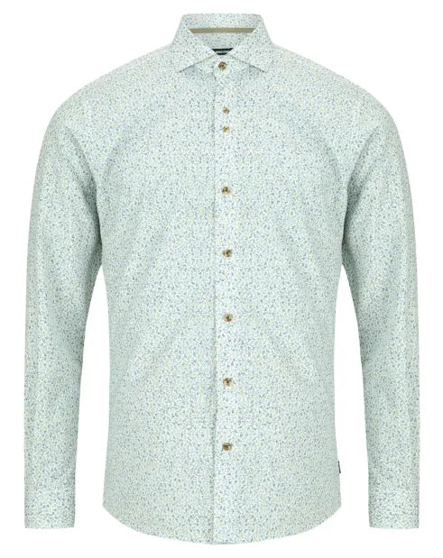 Remus Uomo Frank Tapered Shirt - Light Green 13189/32