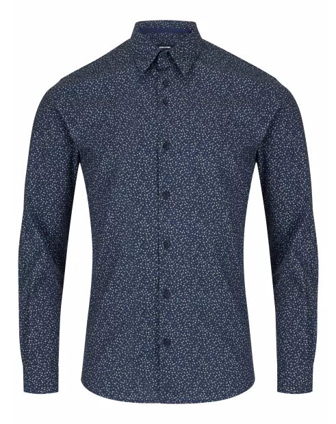 Remus Uomo Jensen Regular Shirt - Navy 13312/78