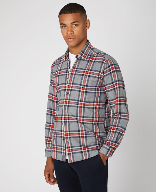 Remus Uomo Flannel Shirt - 13726-05 [Size S/M]