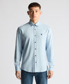 Remus Uomo Parker/Tapered Long Sleeve Shirt - Sky Blue