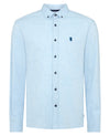 Remus Uomo Parker/Tapered Long Sleeve Shirt - Sky Blue