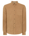 Remus Uomo Parker/Tapered Long Sleeve Casual Shirt - Camel