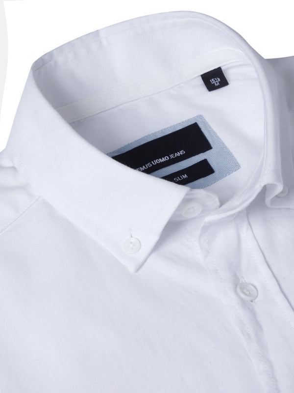 Remus Uomo Short Sleeve Shirt White