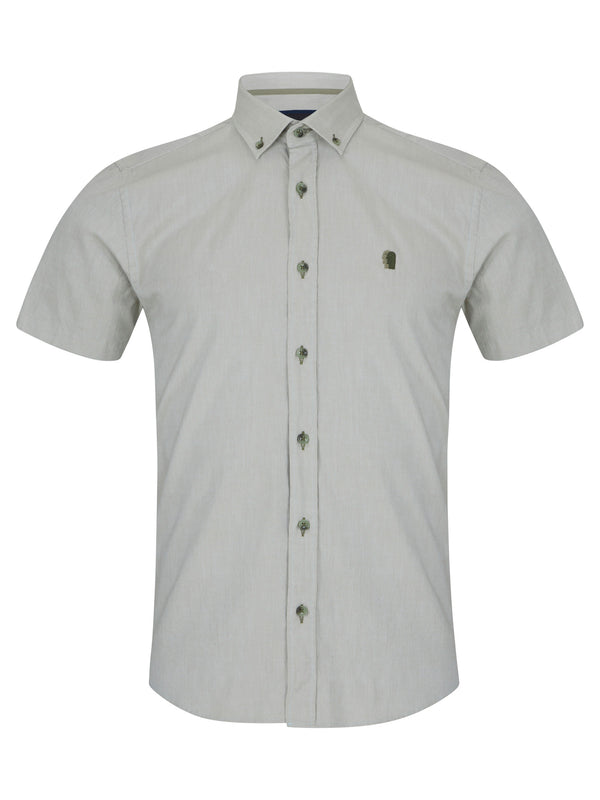 Remus Uomo Short Sleeve Shirt Light Green