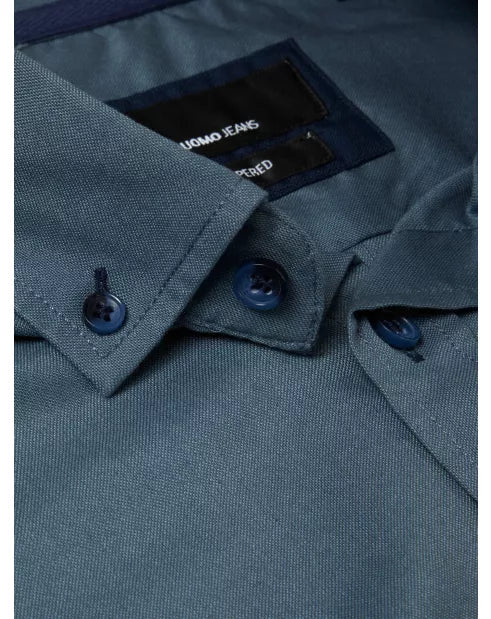 Remus Uomo Parker Tapered Shirt - Blue 13961/25