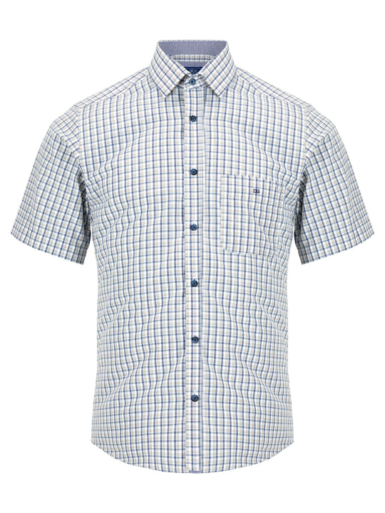 DG's Drifter Regular Giovanni Short Sleeve Casual Shirt - Camel 14024SS/42