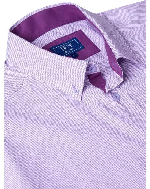 Daniel Grahame Drifter Shirt - Lilac 14434SS-72 [Size M]