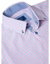 Daniel Grahame Drifter SS Shirt - Pink Stripe 14436SS-16