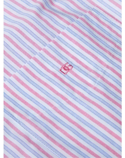 Daniel Grahame Drifter SS Shirt - Pink Stripe 14436SS-16