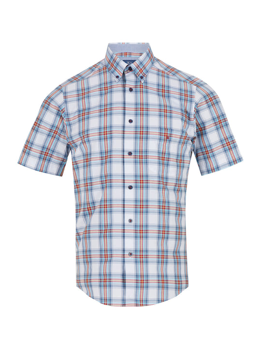 Daniel Grahame Drifter Shirt - Red Check 14452SS-12 [Size L]