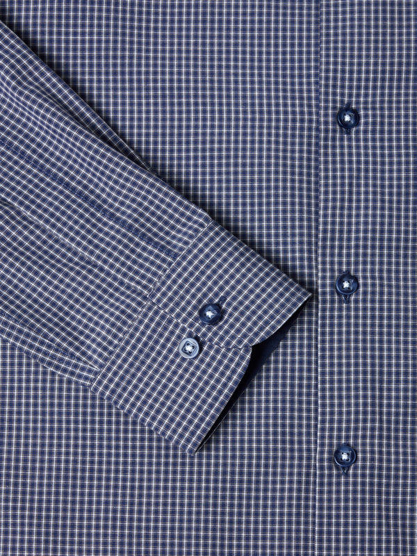 Daniel Grahame Drifter Shirt 14471/78 - Navy Micro Check