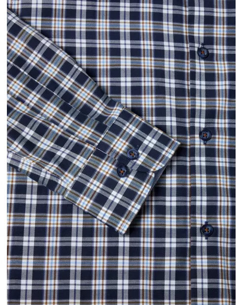 Daniel Grahame Drifter Shirt Navy Check(SizeL)