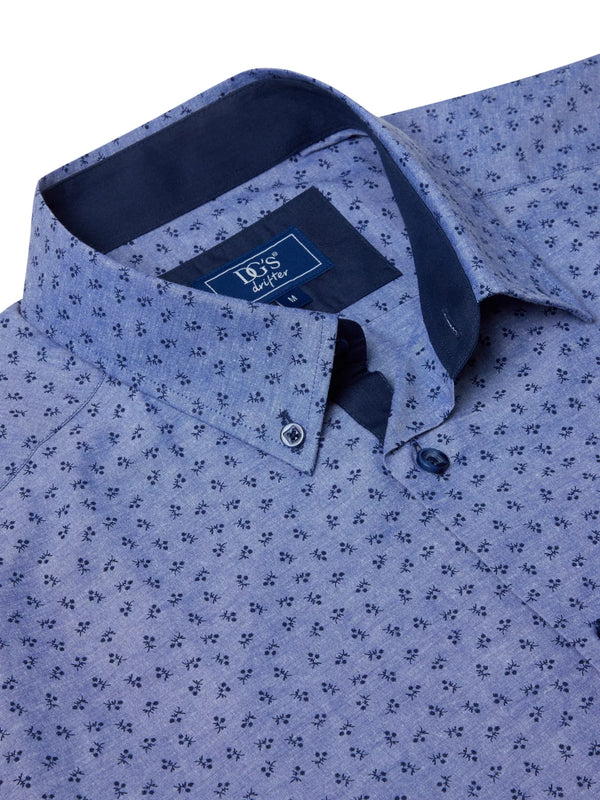 Daniel Grahame Drifter Shirt 14631SS/27 - Dark Blue [Size M]