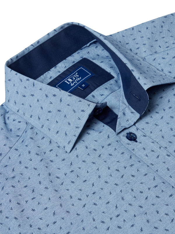 DG's Drifter Giovanni/Regular Casual Shirt - Dark Blue